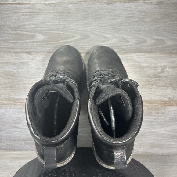 Wolverine Men's Floorhand Waterproof Black Leather Work Boots Size 12 M - Picture 6 of 8